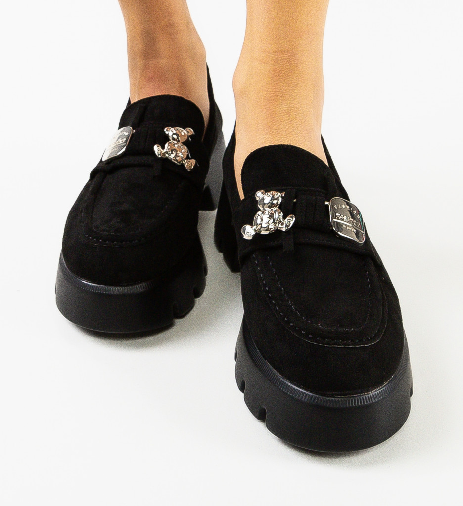 Pantofi Casual Ashweather Negri - Confort și Stil - imagine 4