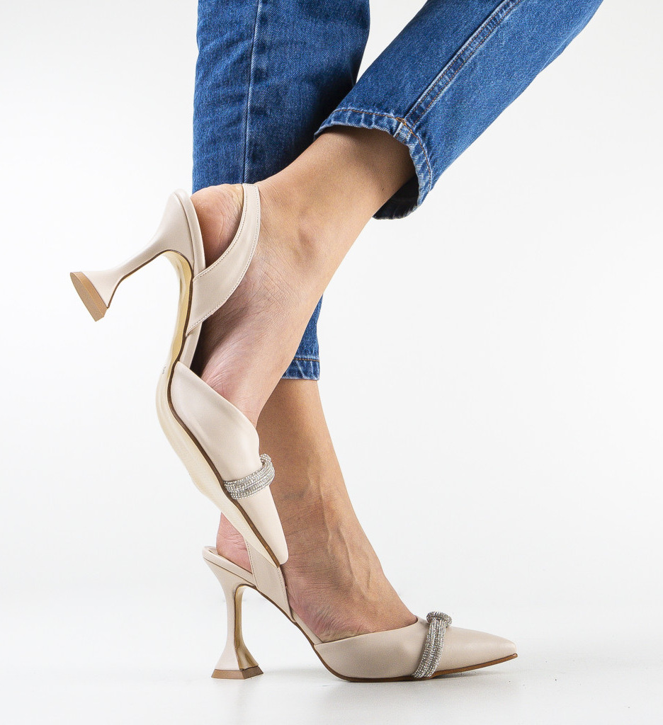 Pantofi Quar Bej | Eleganți și Versatili - imagine 2