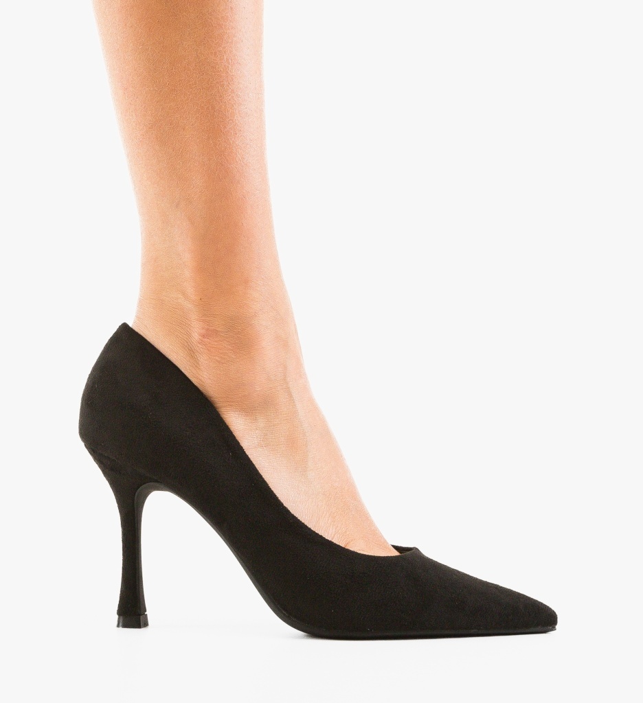 Pantofi Stiletto Negri Dama | Eleganță și Stil - imagine 3