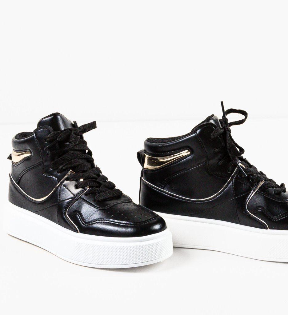 Adidasi Dama Kane Negri - Confort Maxim - imagine 5