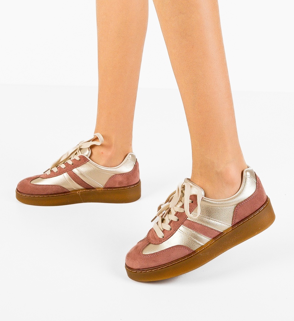 Sneakers Dama Sequ Roz - Stil și Confort - imagine 3