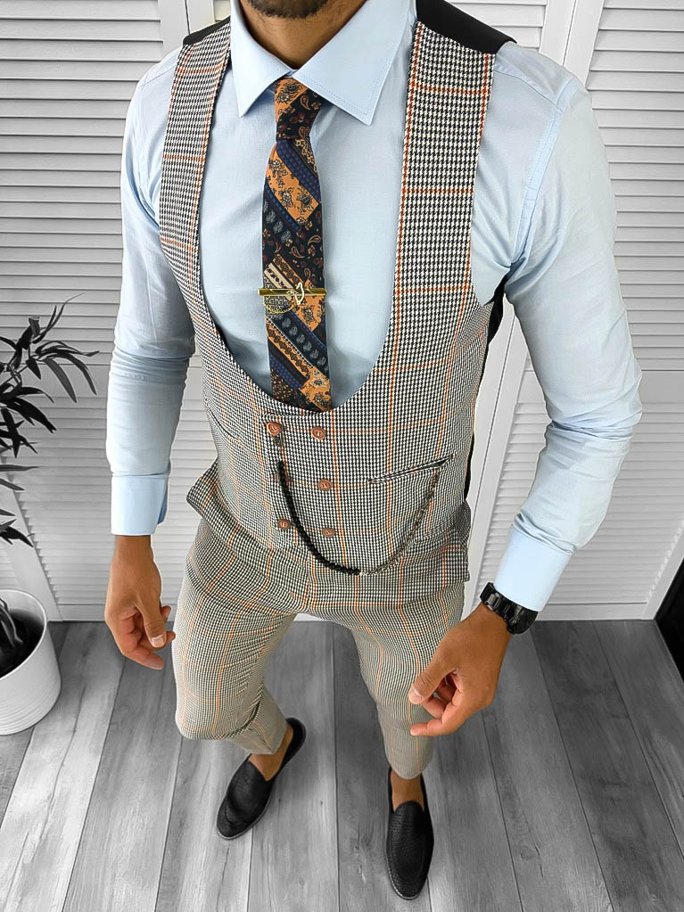 Compleu Barbati Elegant Vesta + Pantaloni
