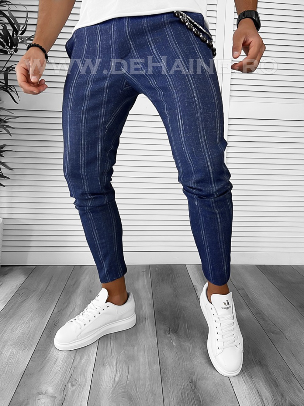 Pantaloni Barbati Bleumarin Regular Fit - Confort