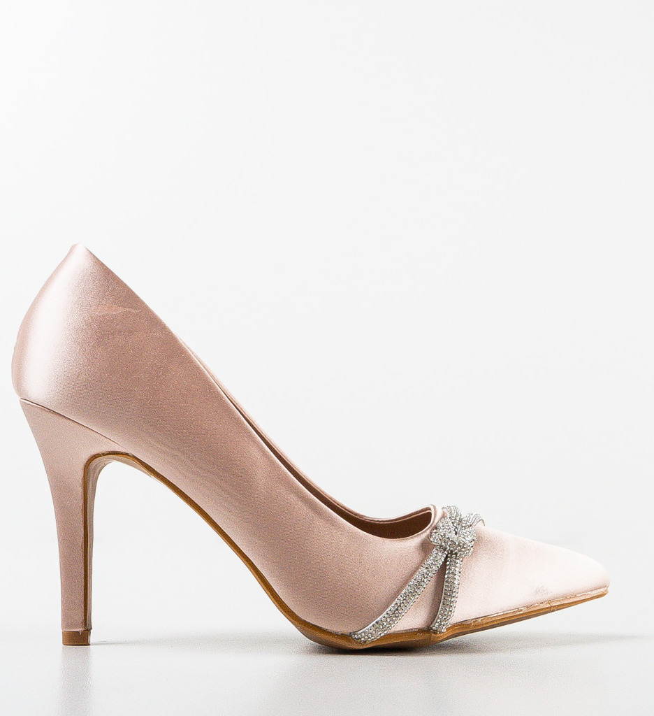 Pantofi Dama Auzo Aurii cu Toc Eleganți - imagine 4