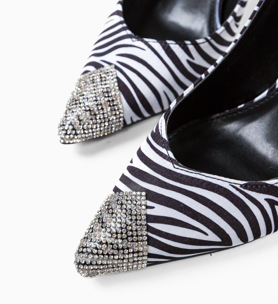 Pantofi dama Karola Zebra - Eleganță și Stil - imagine 6