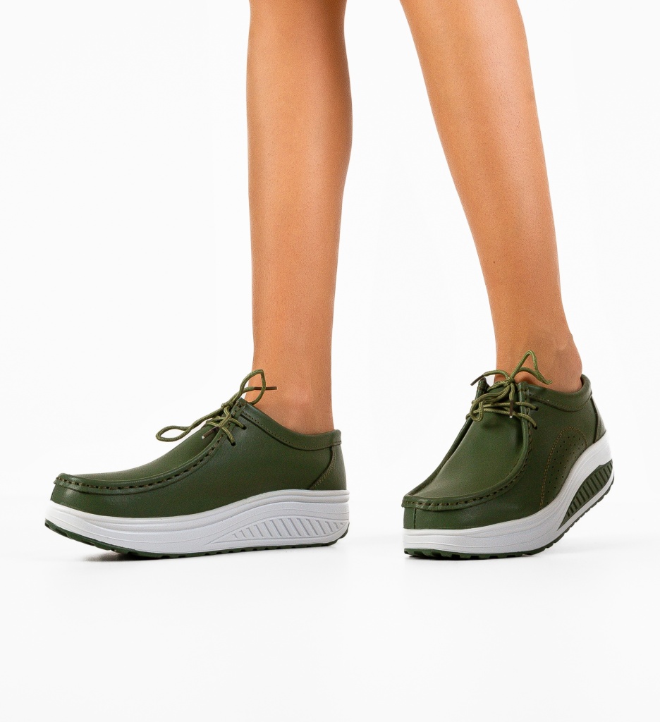 Pantofi Casual Roly Verzi - Confort și Stil - imagine 3