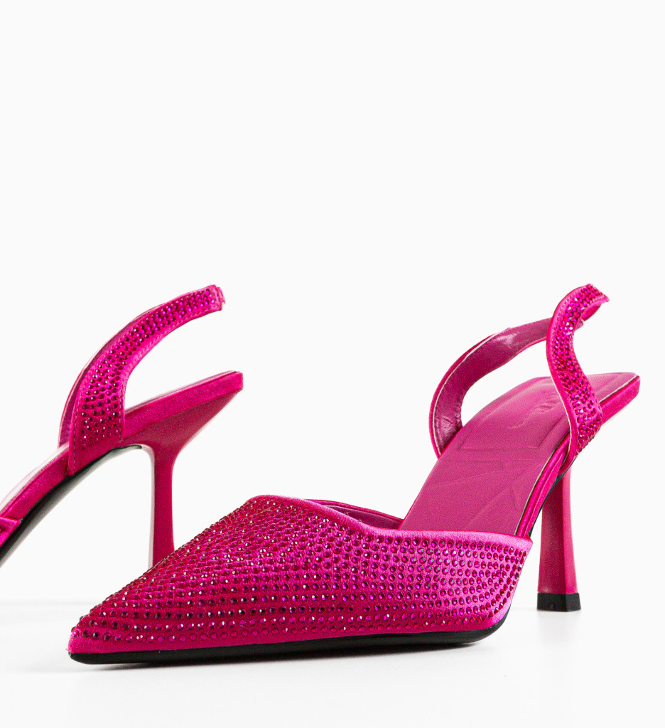 Pantofi toc Fuchsia Natalien - Eleganță și Stil - imagine 11