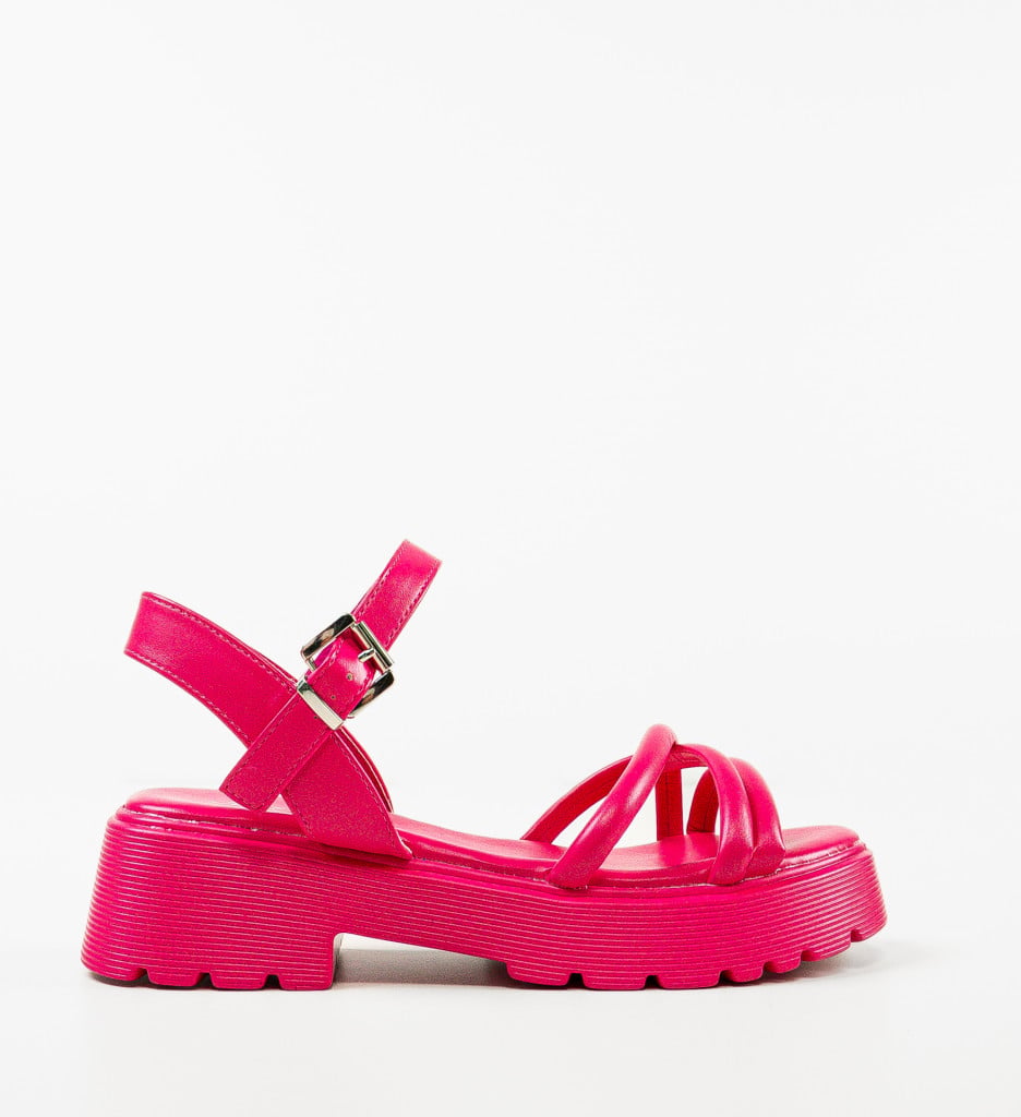 Sandale Dama Rusu Fuchsia - Eleganță și Confort - imagine 6