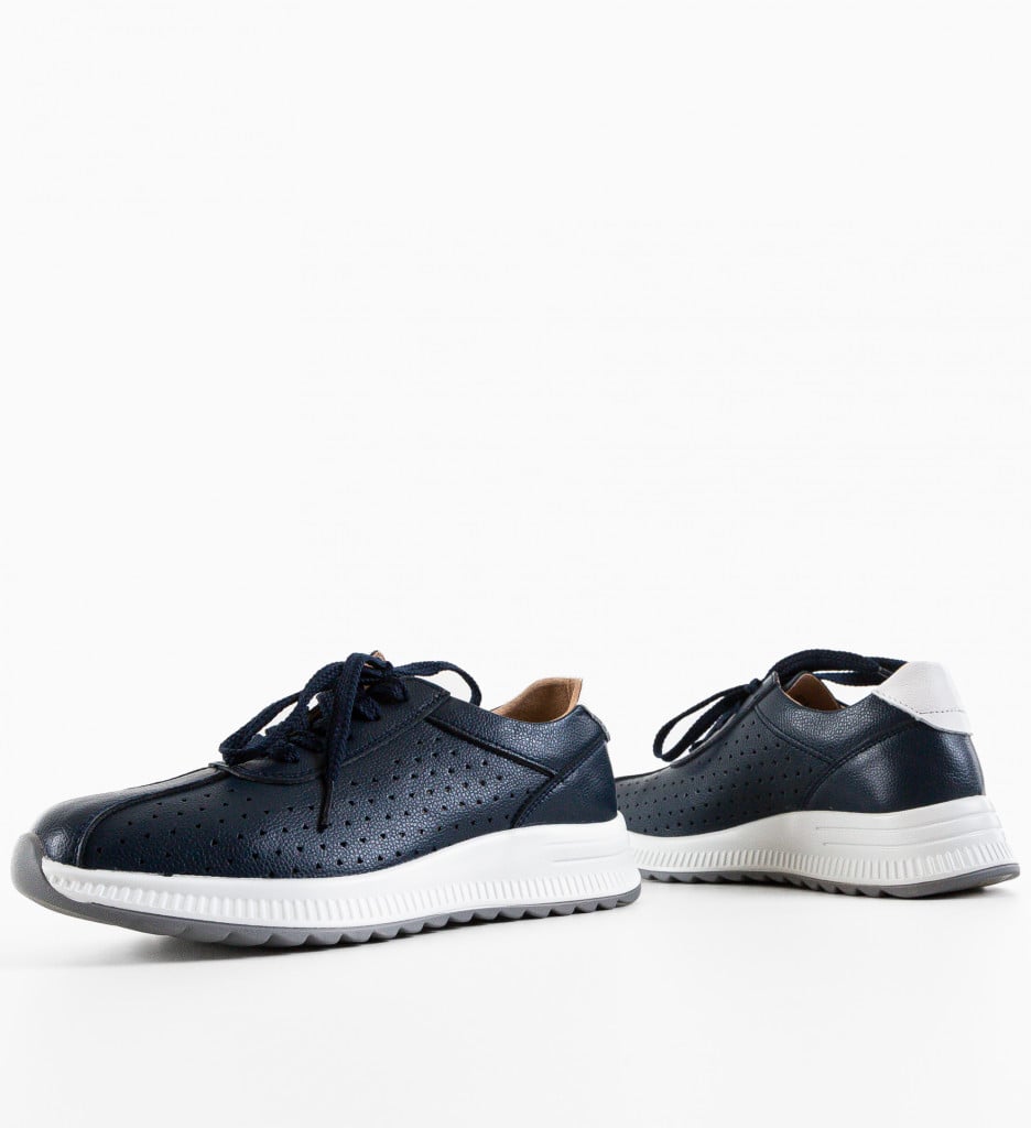 Pantofi Casual Kari Bleumarin - Confort și Stil - imagine 2