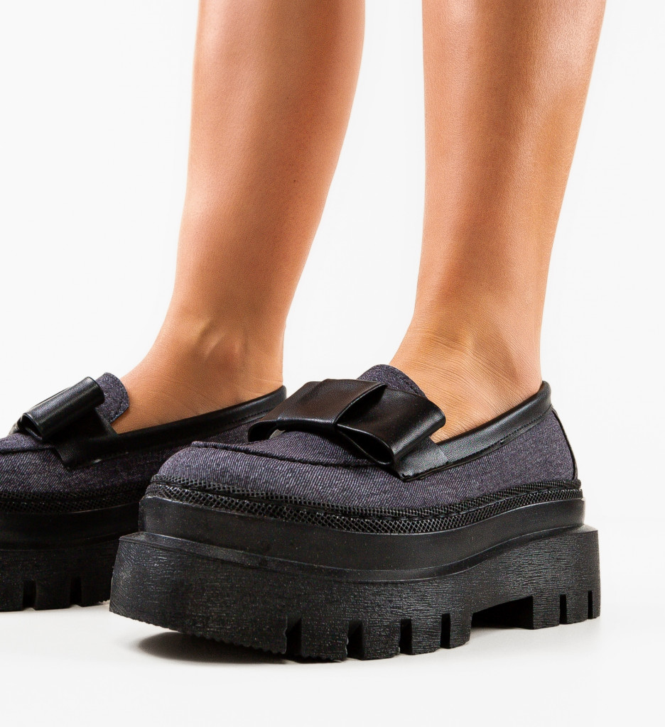Pantofi Casual Rokanda Negri - Confort și Stil - imagine 3
