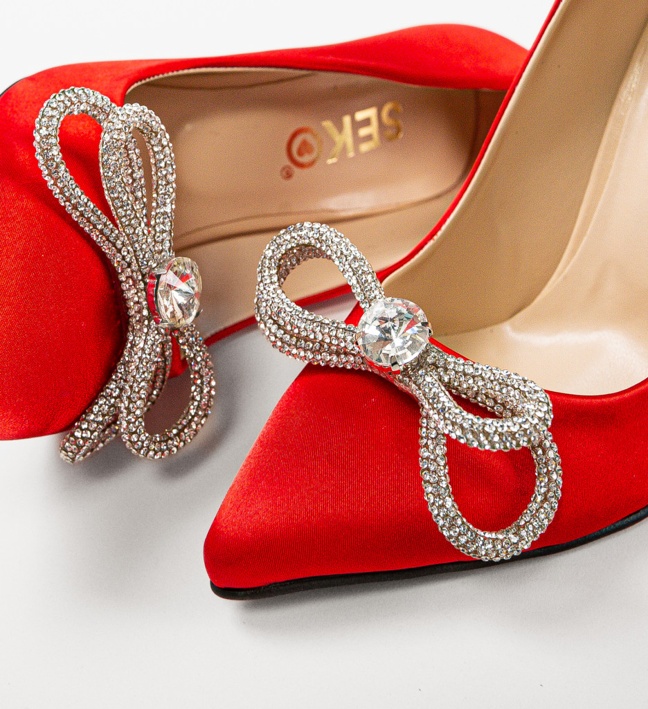 Pantofi Toc Lelery Rosii - Eleganță și Stil - imagine 7