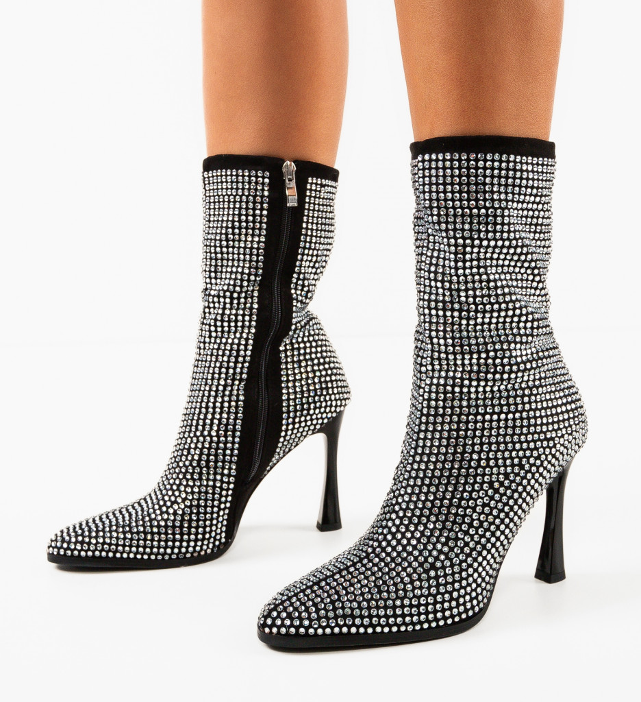 Botine Dama Wobiza Negre | Confort și Stil - imagine 4