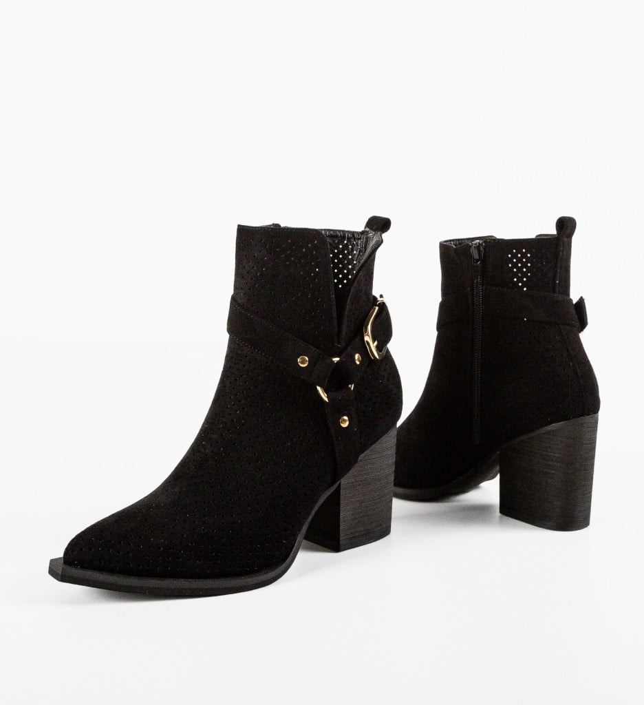 Botine Talnah Negre - Eleganță și Confort - imagine 13