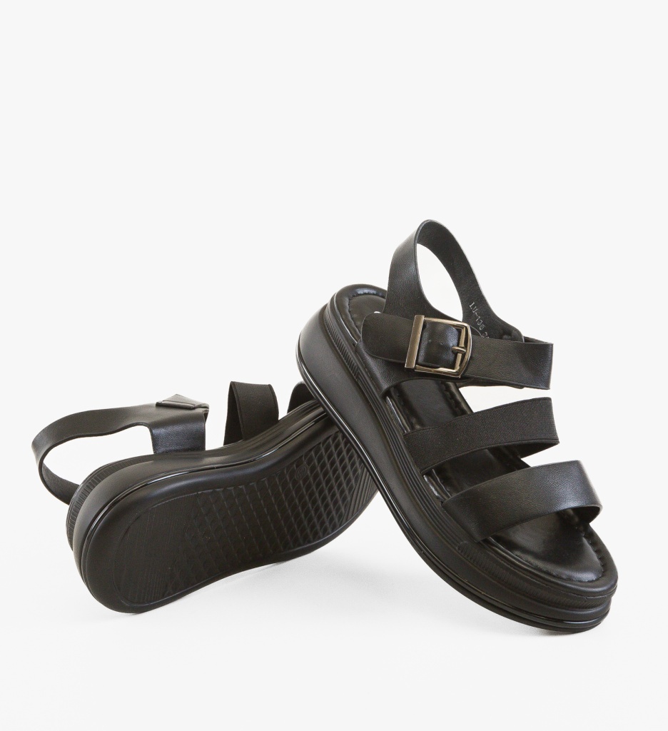 Sandale Dama Adda Negre Elegante - imagine 3
