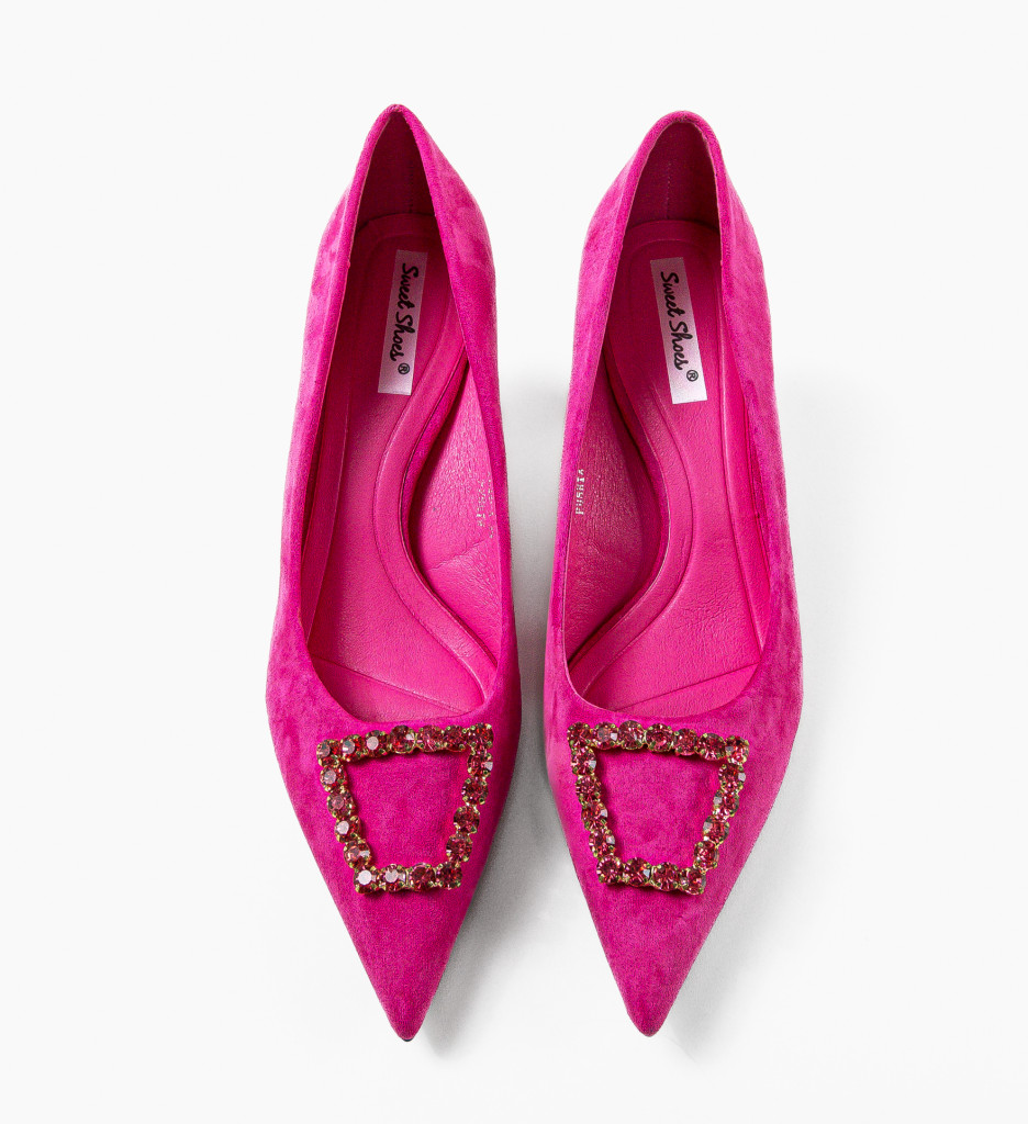 Pantofi Dama cu Toc Fuchsia | Eleganță și Stil - imagine 8
