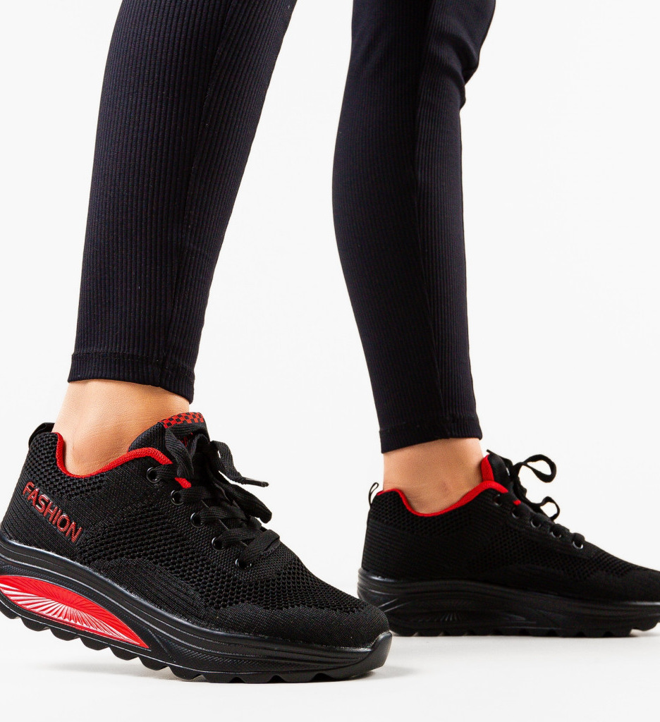 Pantofi Sport Dama Lydia Negri 2 - Confort și Stil - imagine 4