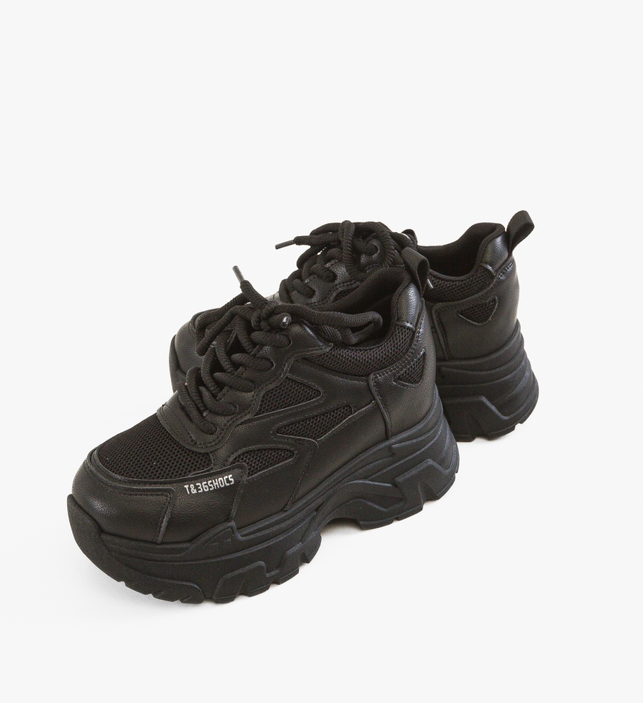 Sneakers Drims Negri - Confort și Stil Urban - imagine 5