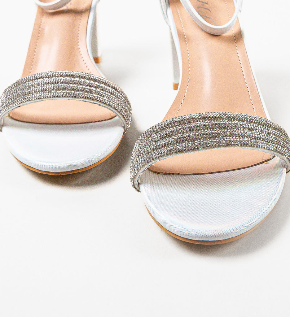 Sandale Ward Argintii - Eleganta si Stil - imagine 6