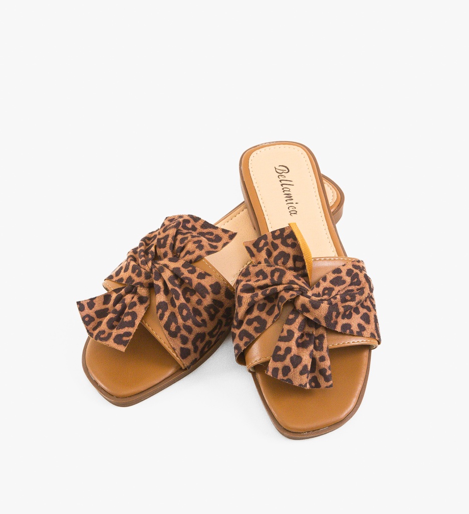 Papuci Dama Floyd Animal Print - Stil și Confort - imagine 4