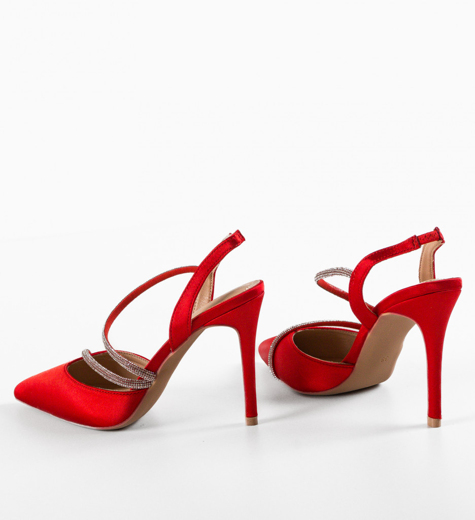 Pantofi Khan Rosii | Eleganță și Stil - imagine 8