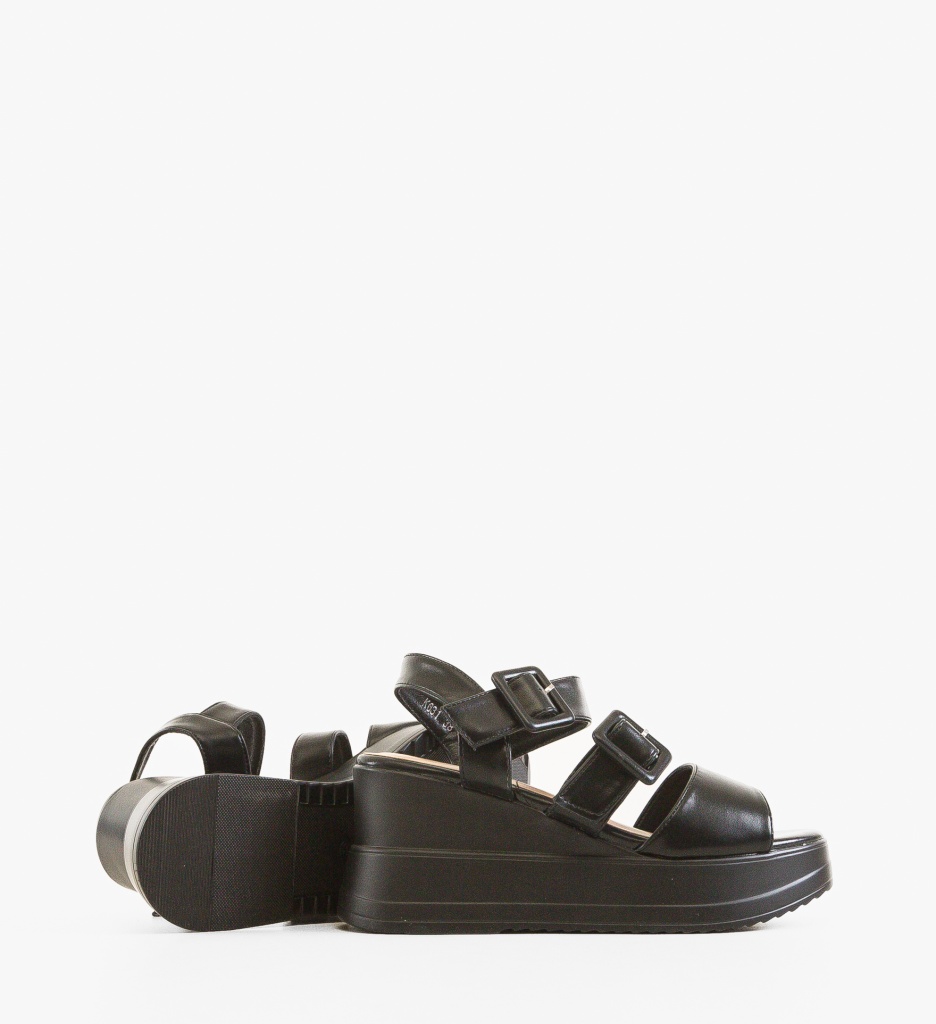 Sandale Dama Evans Negre | Eleganță & Confort - imagine 3