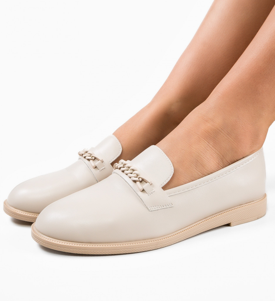 Pantofi Casual Kalanz Bej - Confort și Stil
