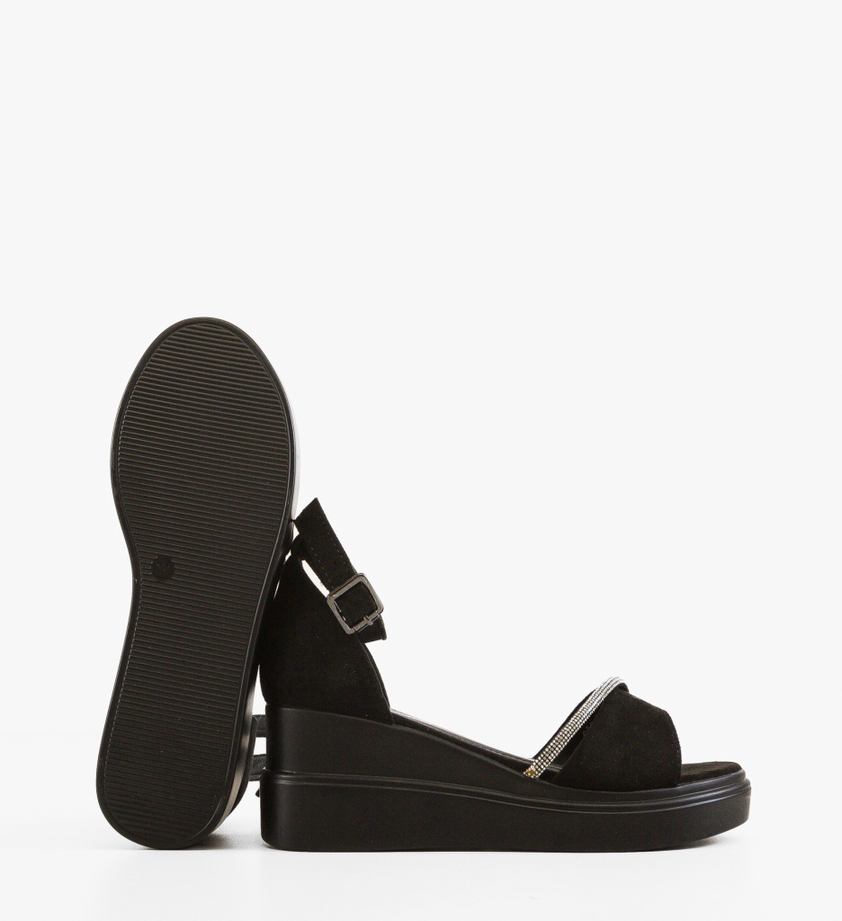 Sandale Dama Holt Negre | Eleganță și Confort - imagine 4