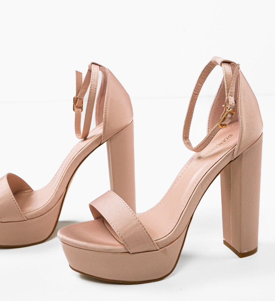 Sandale cu toc Rajesh Nude - Eleganță și Stil - imagine 6