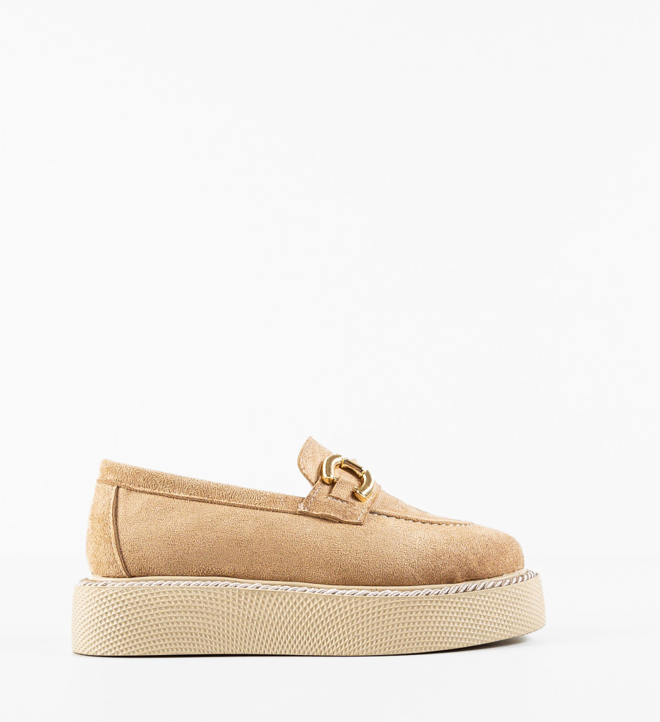 Pantofi Casual Selvie Bej | Confort Zilnic - imagine 5