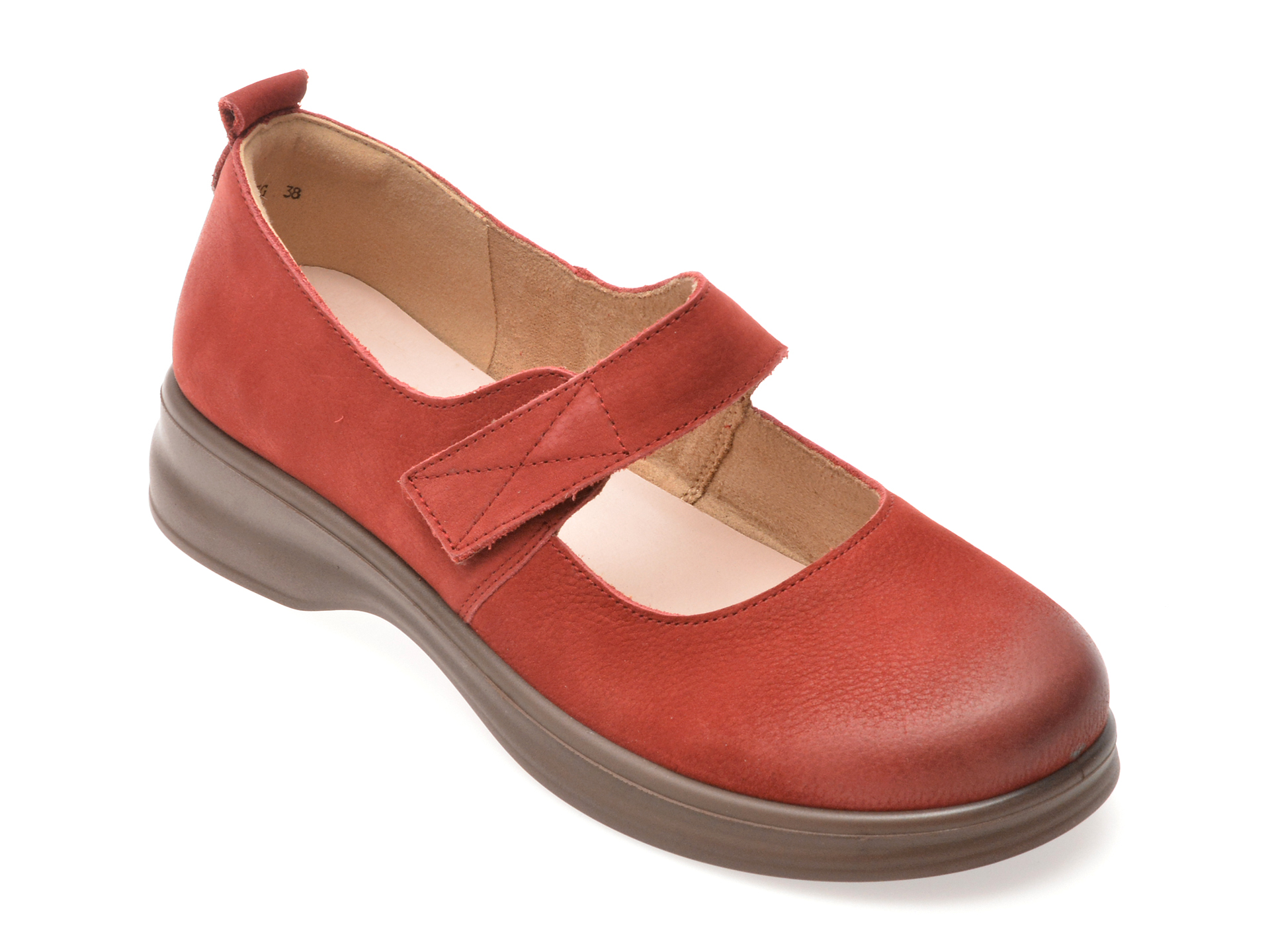 Pantofi GRYXX rosii din piele naturala