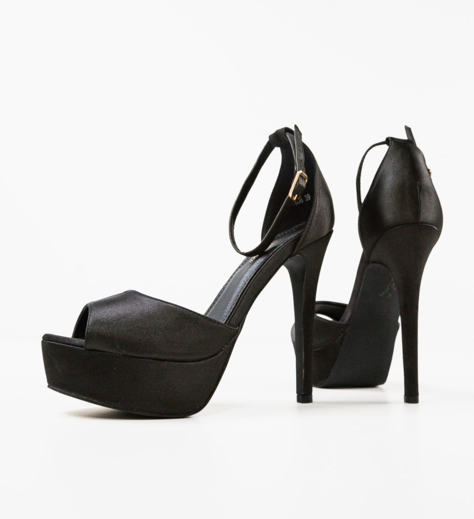 Sandale Euandro Negre | Eleganță și Stil - imagine 10