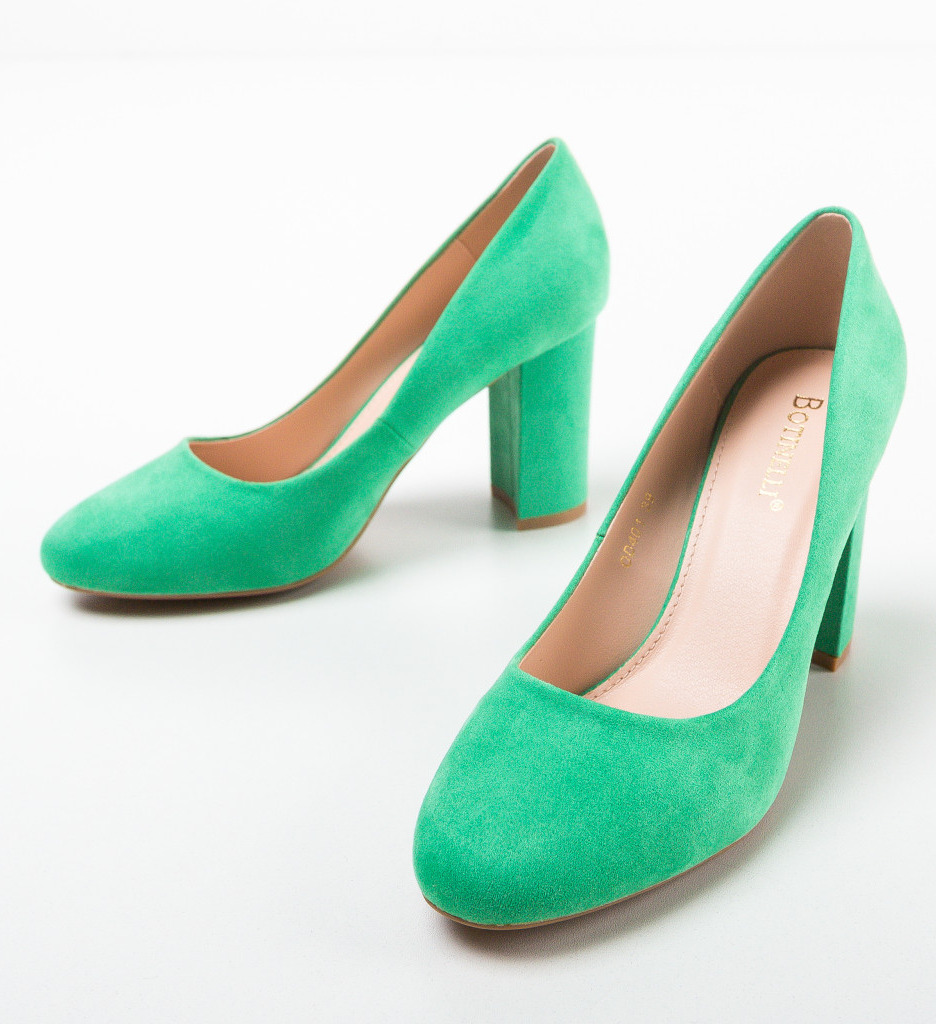 Pantofi Lesgo Verzi cu Toc - Eleganță și Stil - imagine 7