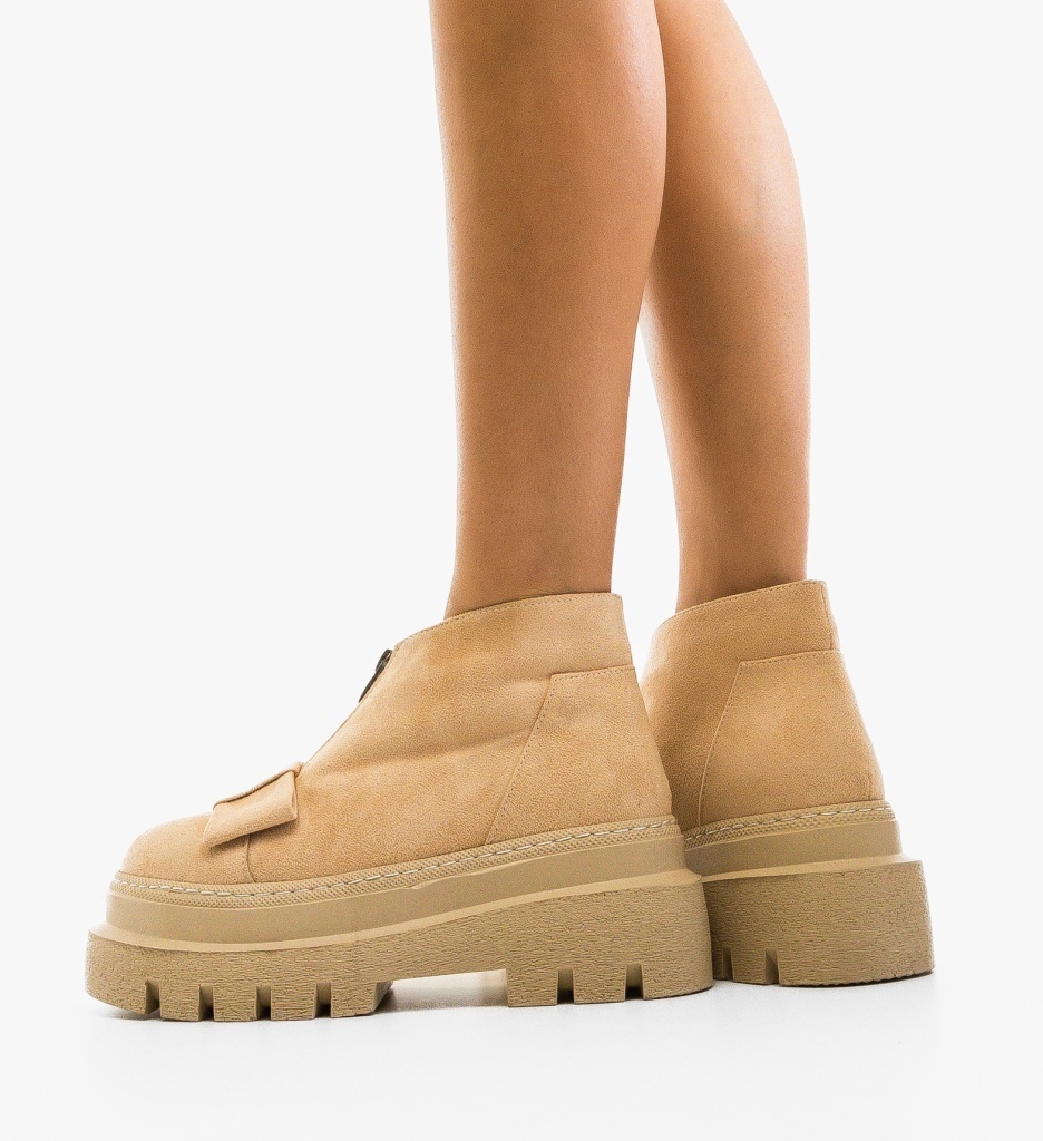 Pantofi Casual Parqua Bej 2 - Confort și Stil Zilnic - imagine 5