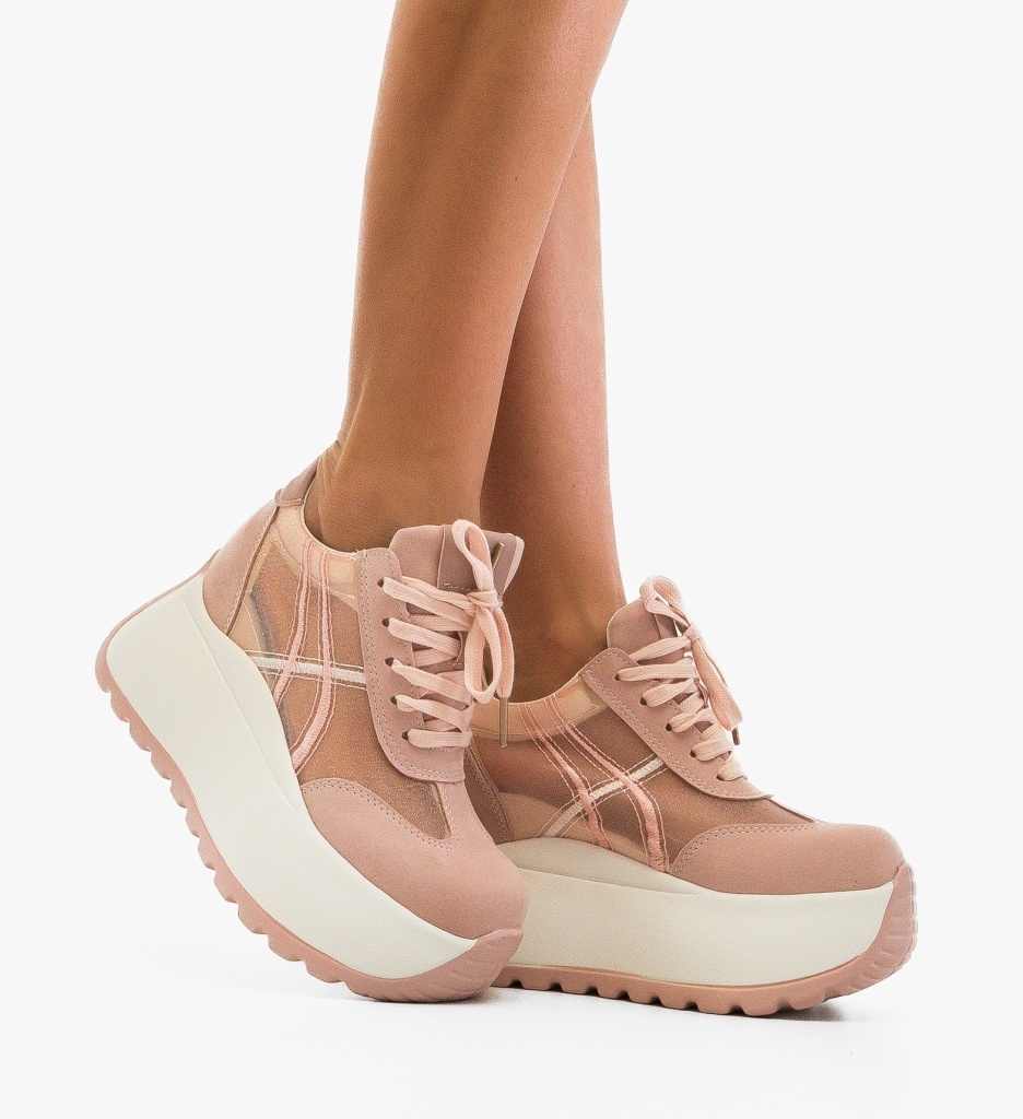 Sneakers Dama Torina Roz Sport