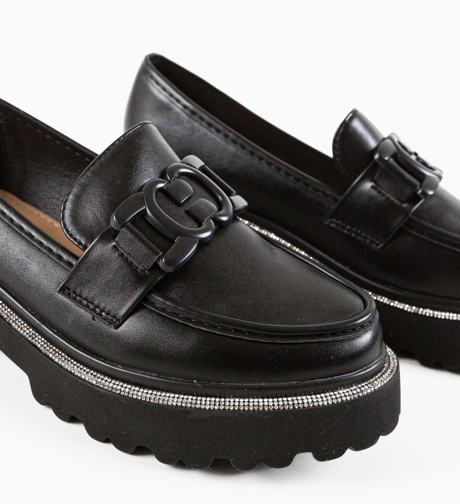 Pantofi Layton Negri | Stil Casual Urban - imagine 8