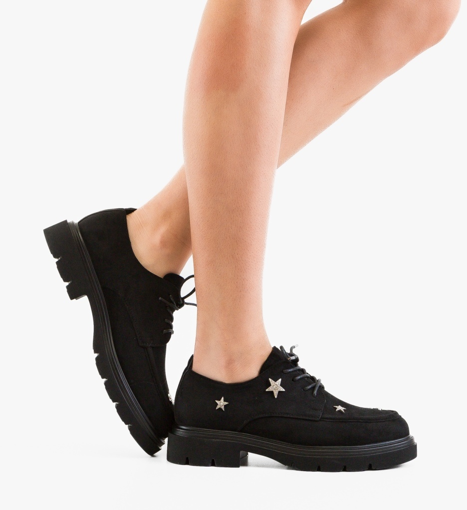 Pantofi Casual Stellar Negri – Stil și Confort - imagine 5