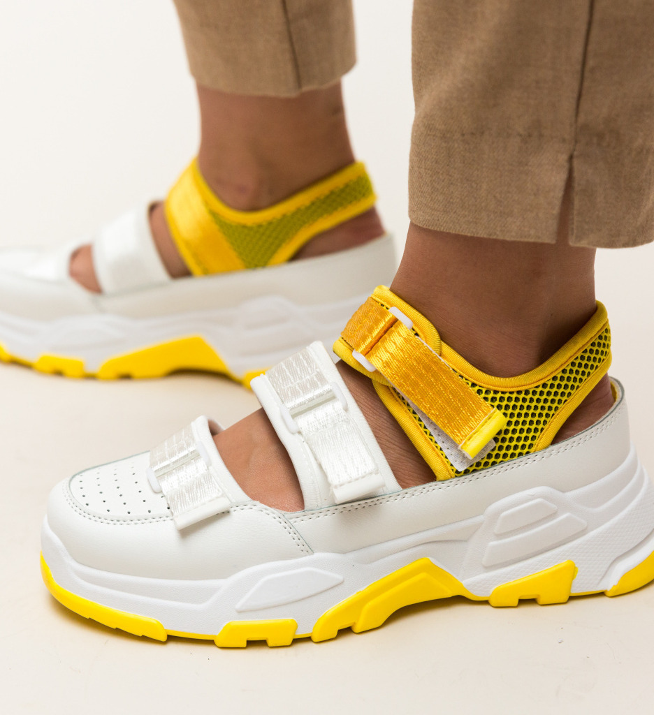 Pantofi Sport Galbeni Paloma - Confort și Design - imagine 5