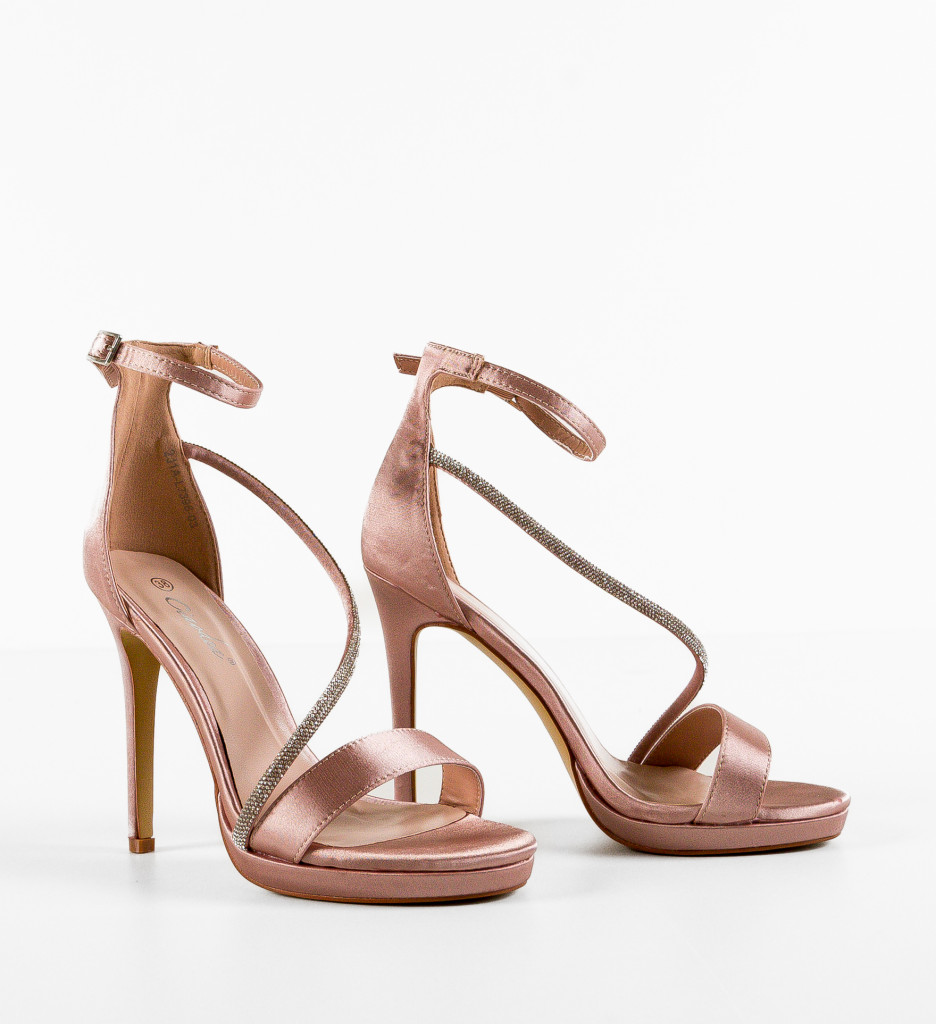 Sandale Toc Sarai Roz | Eleganță și Stil - imagine 7