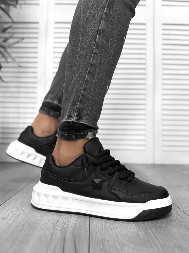 Adidași Bărbați Casual Negru-Alb Model VL