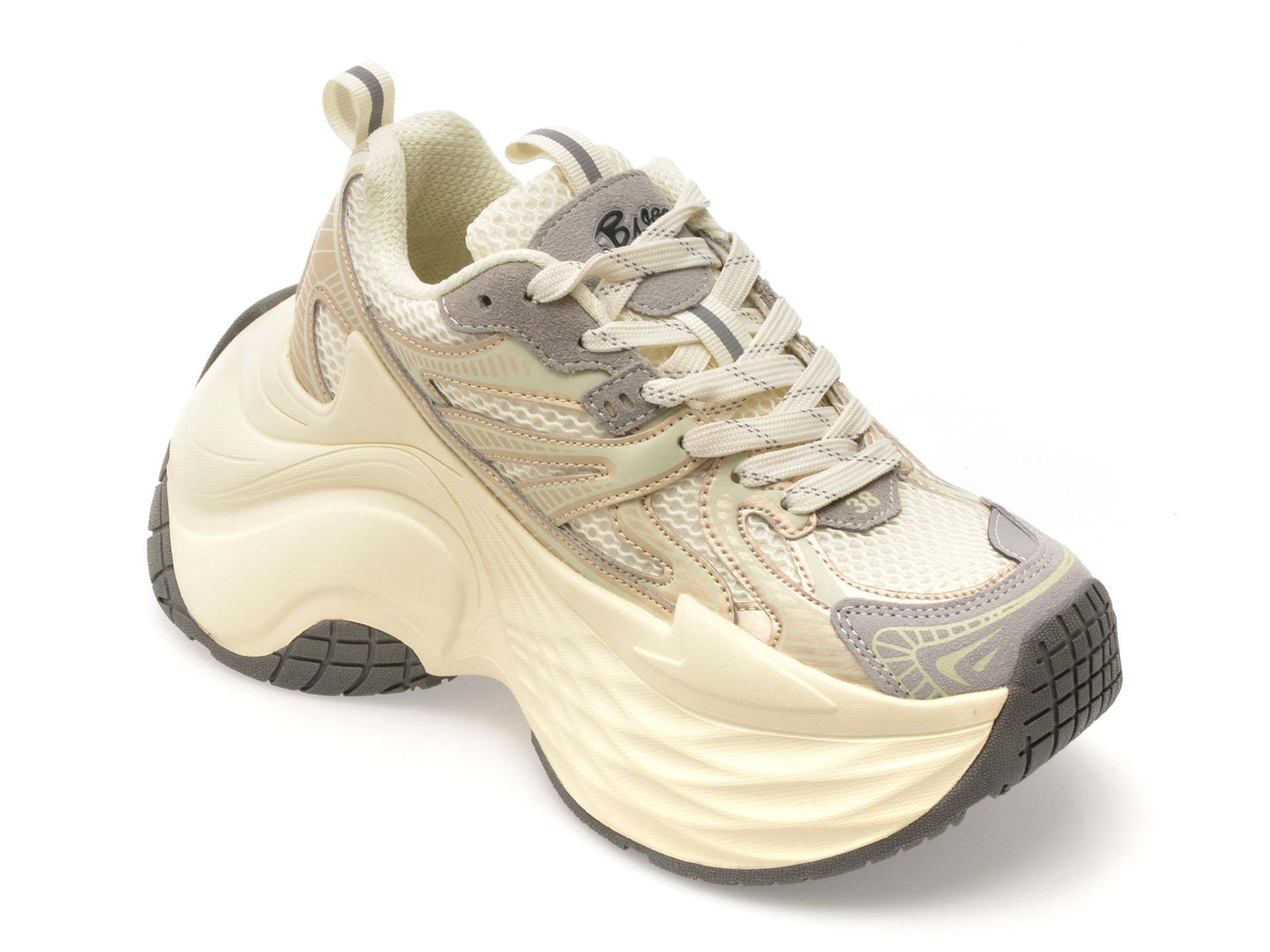 Pantofi Sport BASLS Bej Confortabili