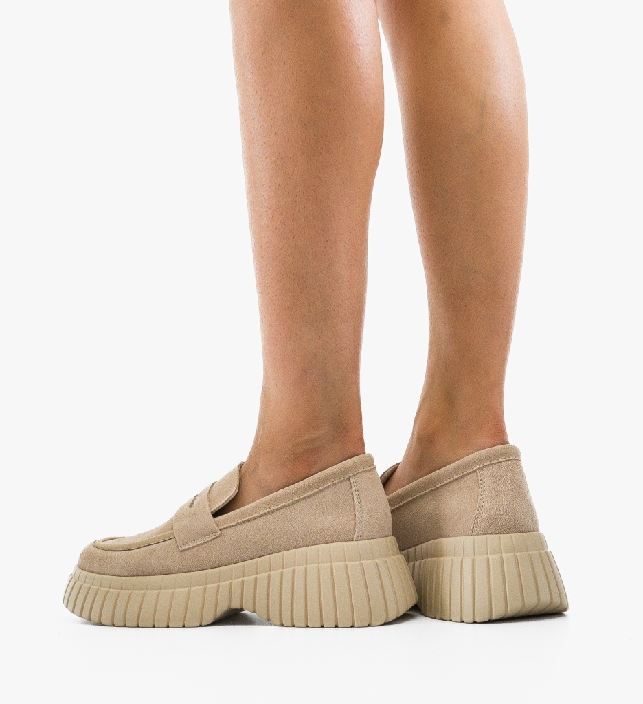 Pantofi Casual Kalte Bej - Confort și Stil - imagine 5