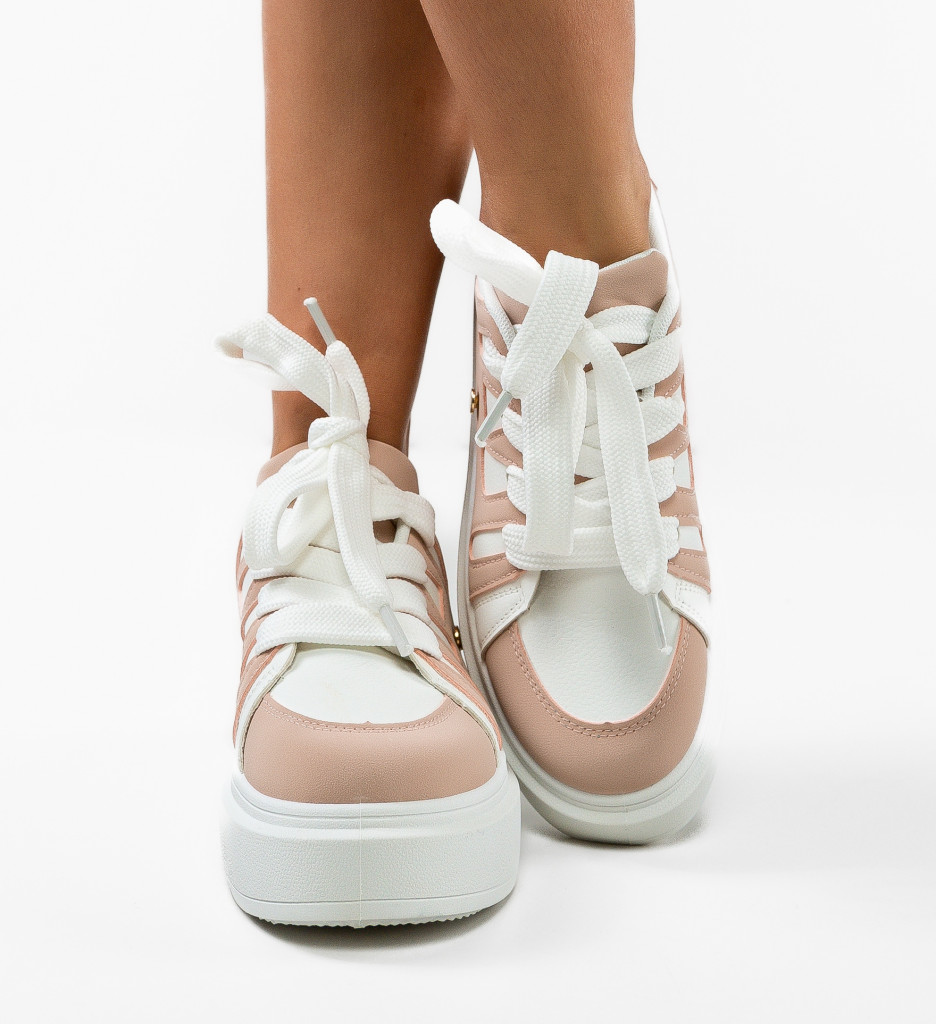 Sneakers Dama Zohai Roz - Confort si Stil Modern - imagine 3
