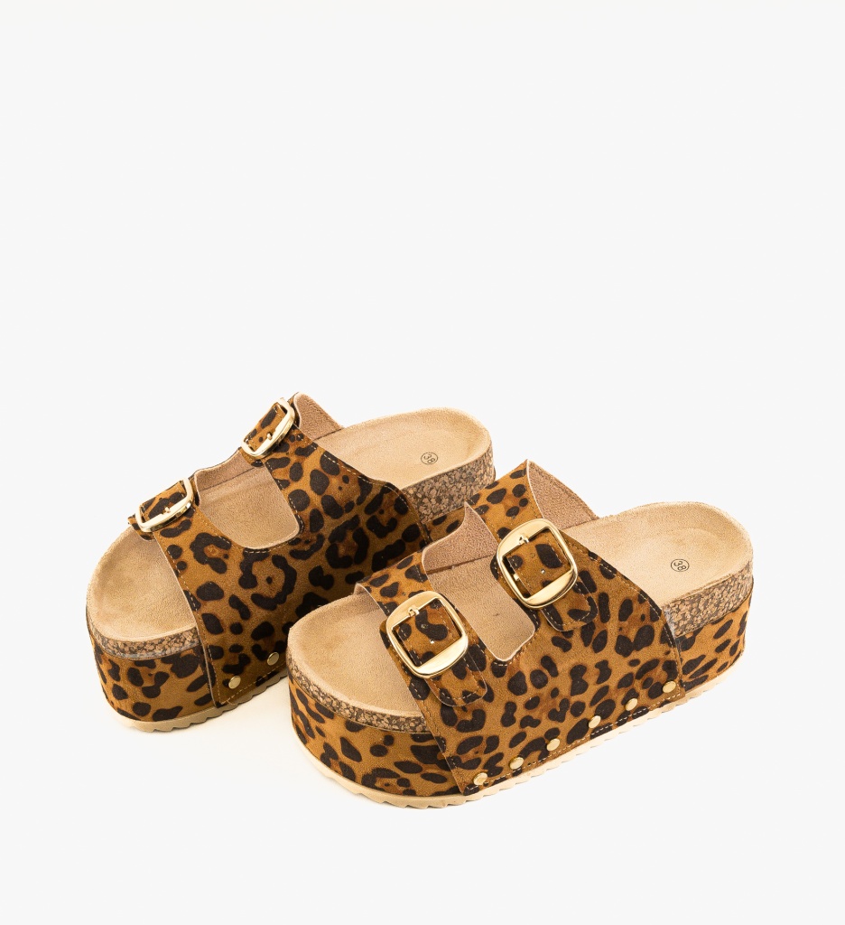 Papuci Halima Animal Print - Eleganță Exotică - imagine 4