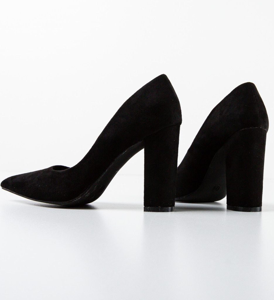 Pantofi Hofer Negri cu Toc - Eleganță Asigurată - imagine 7