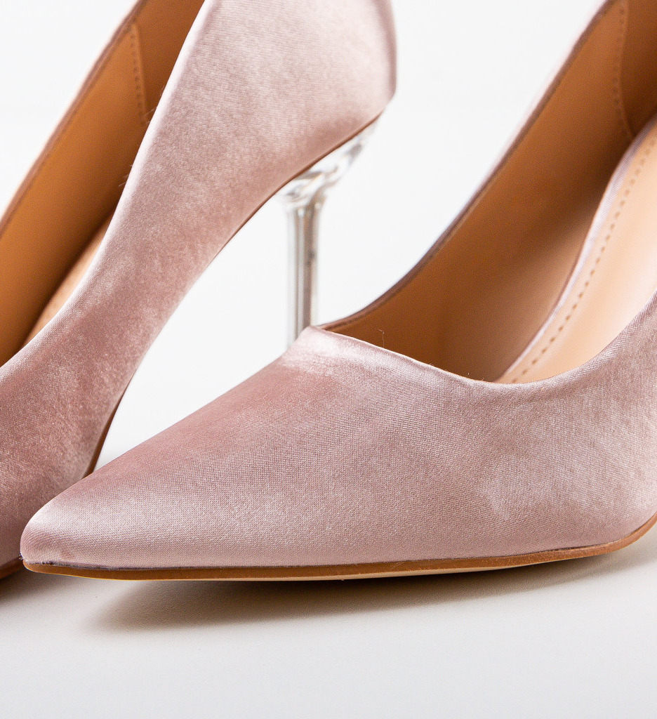 Pantofi Dama cu Toc Eleganți Luso Bej - imagine 7