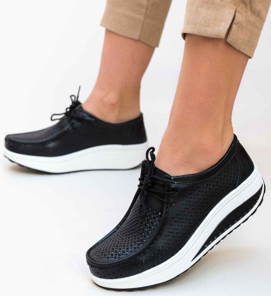 Pantofi Casual Baroco Negri - Stil și Confort - imagine 4
