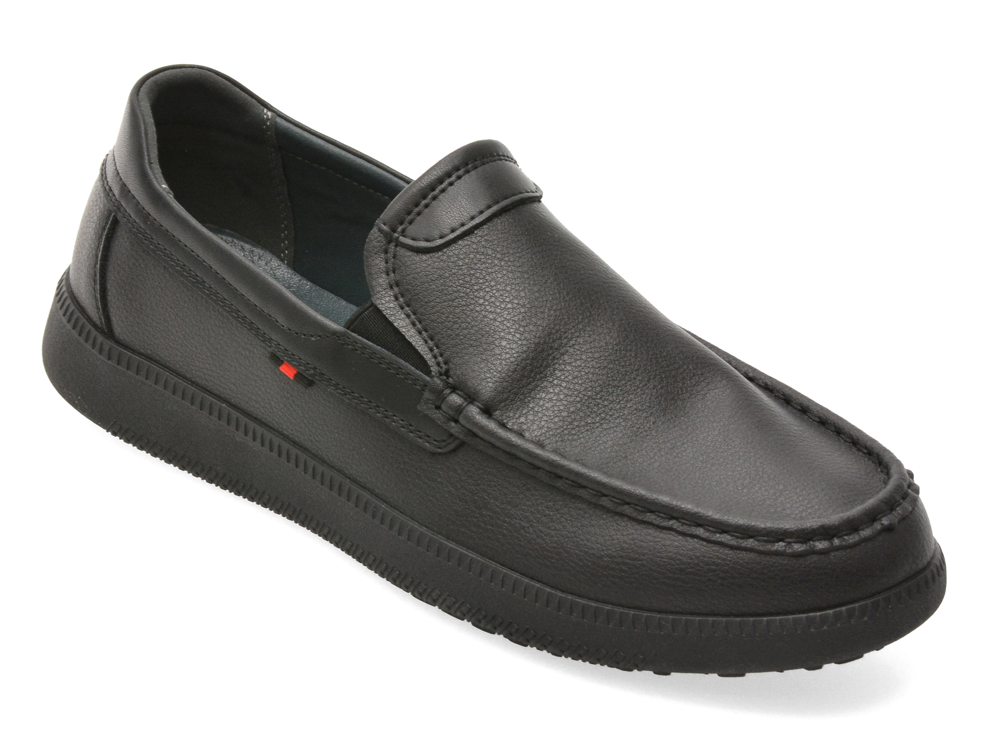 Mocasini OTTER Negri din Piele Naturală