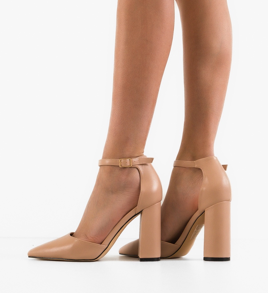 Pantofi Dama Saira Nude | Eleganță la Fiecare Pas