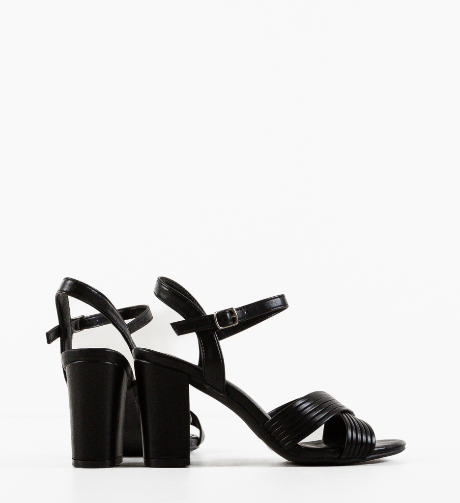 Sandale cu Toc Aninna Negre - Eleganță și Stil - imagine 5