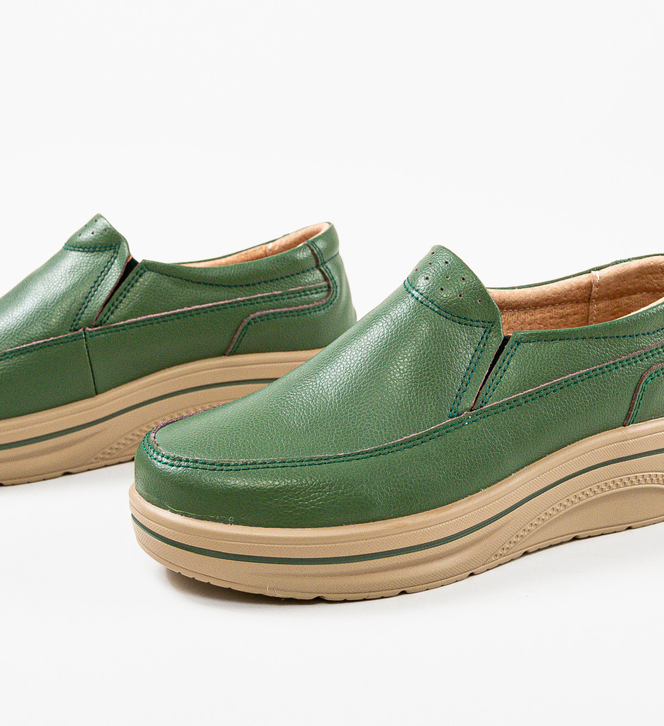 Pantofi Casual Rankin Verzi - Confort & Stil - imagine 8